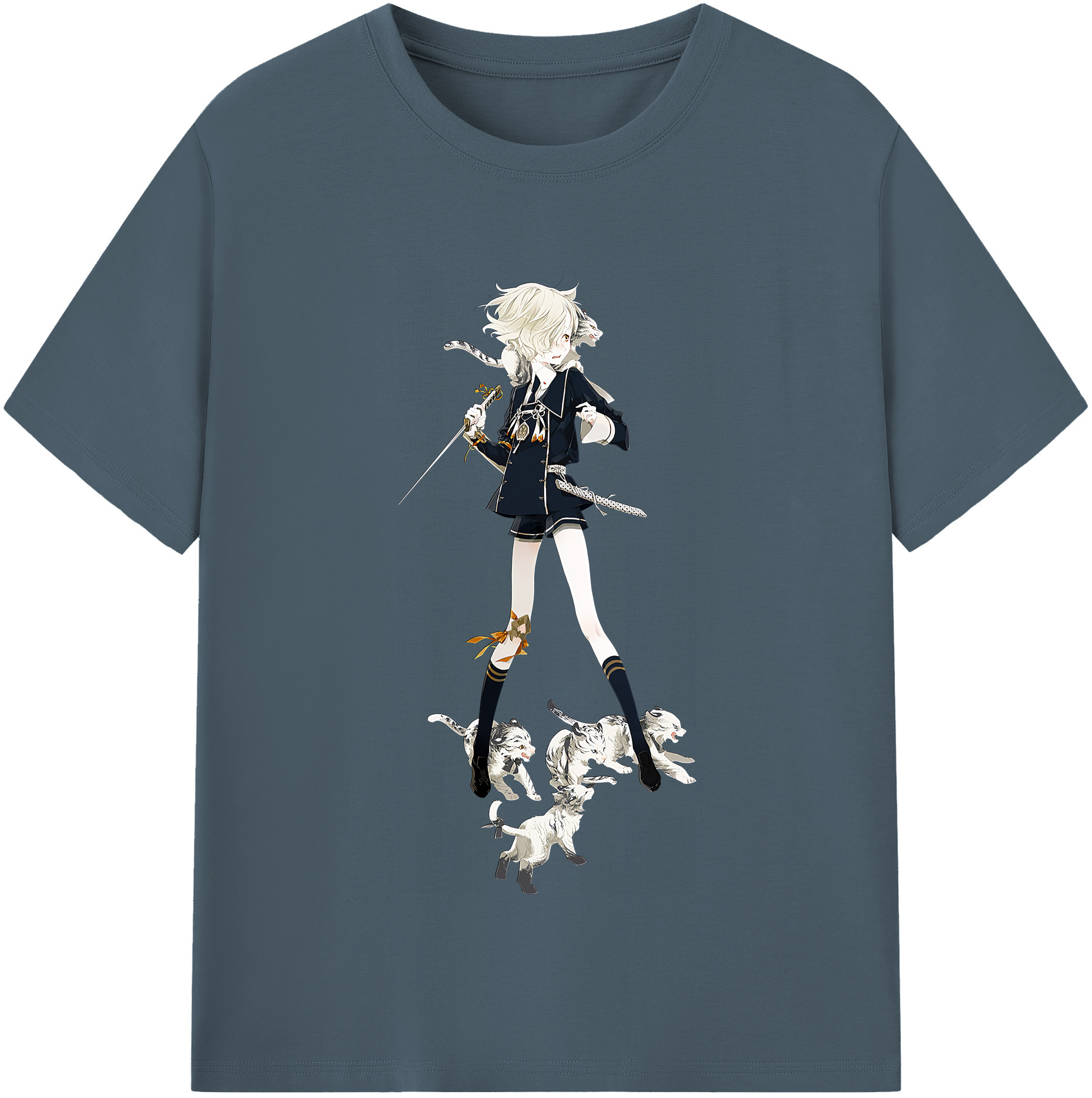 （画像用） 刀剣乱舞 Touken Ranbu 綿100％半袖Tシャツ（フロントプリント）